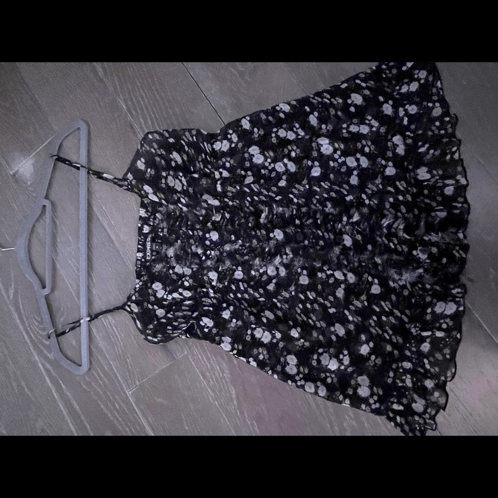 Express - Floral Ruffle Tank - Picture 9 of 9